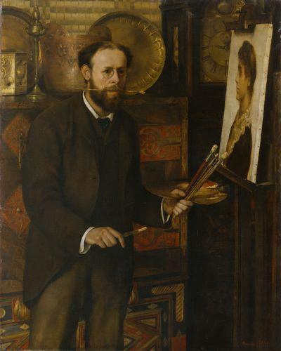 Evert Collier Portrait of John Collier oil painting image
